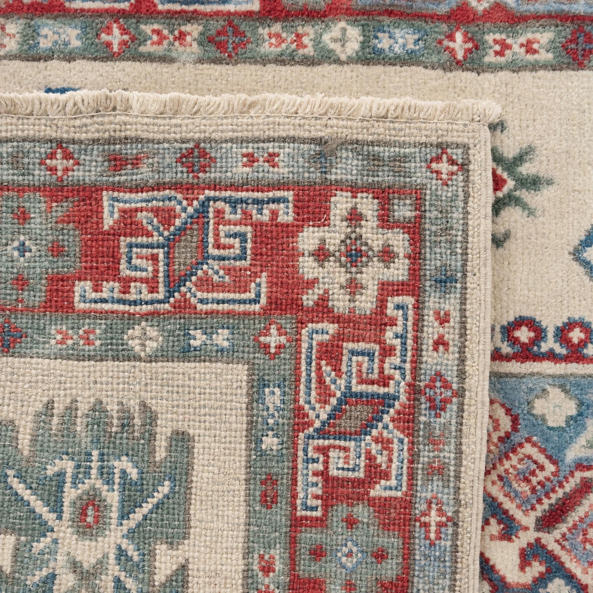 95cm x 155cm Hand Knotted Kazak Rug