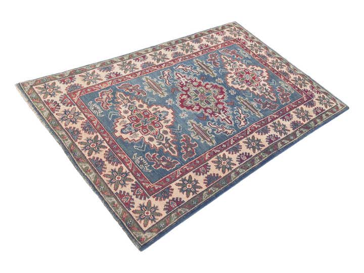 3' 2 x 5' Hand Knotted Kazak Rug