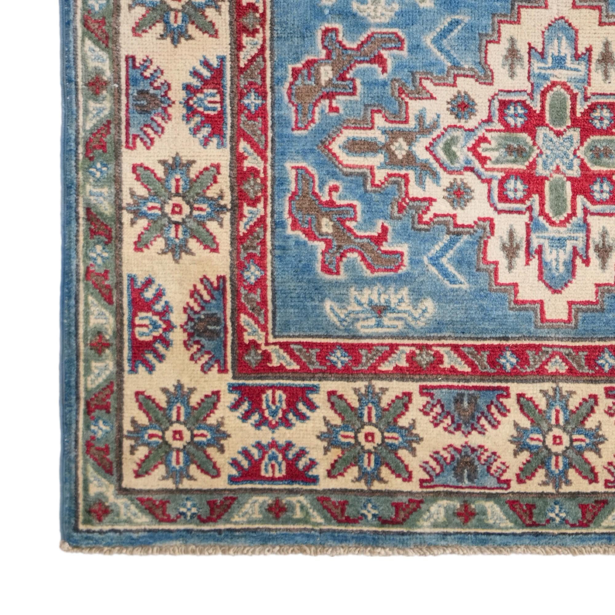 95cm x 150cm Handgeknüpft Kazak Teppich
