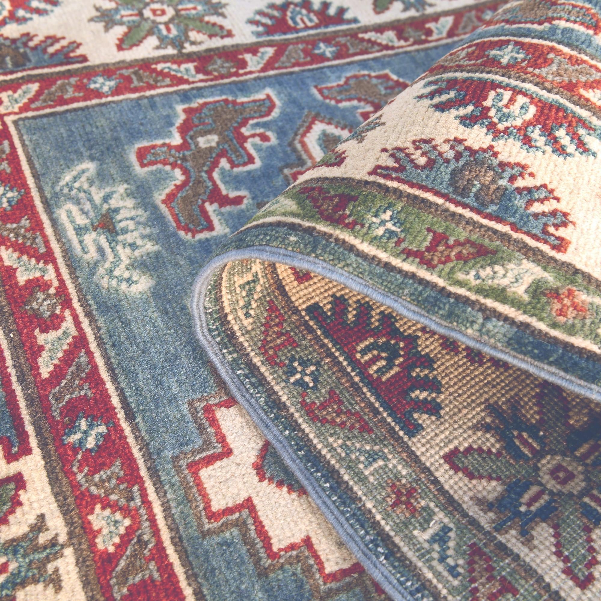 3' 2 x 5' Hand Knotted Kazak Rug