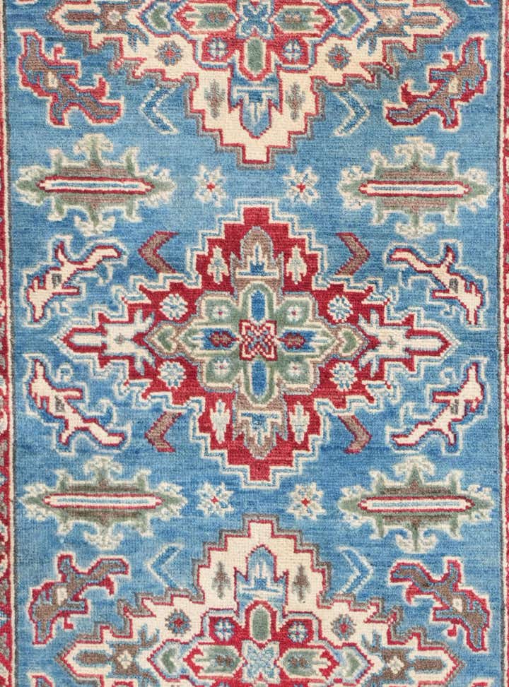 3' 2 x 5' Hand Knotted Kazak Rug