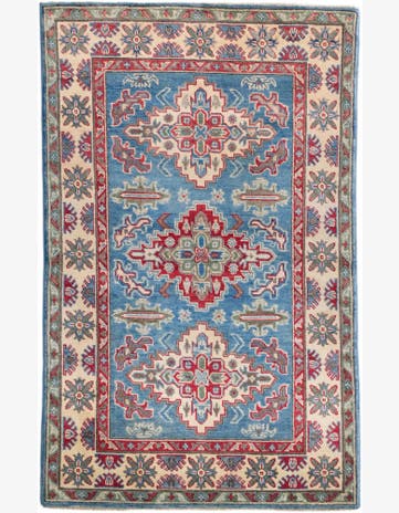 3' 2 x 5' Hand Knotted Kazak Rug