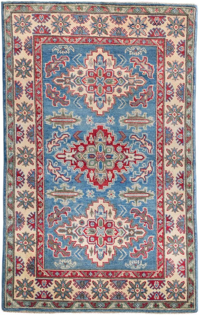 3' 2 x 5' Hand Knotted Kazak Rug