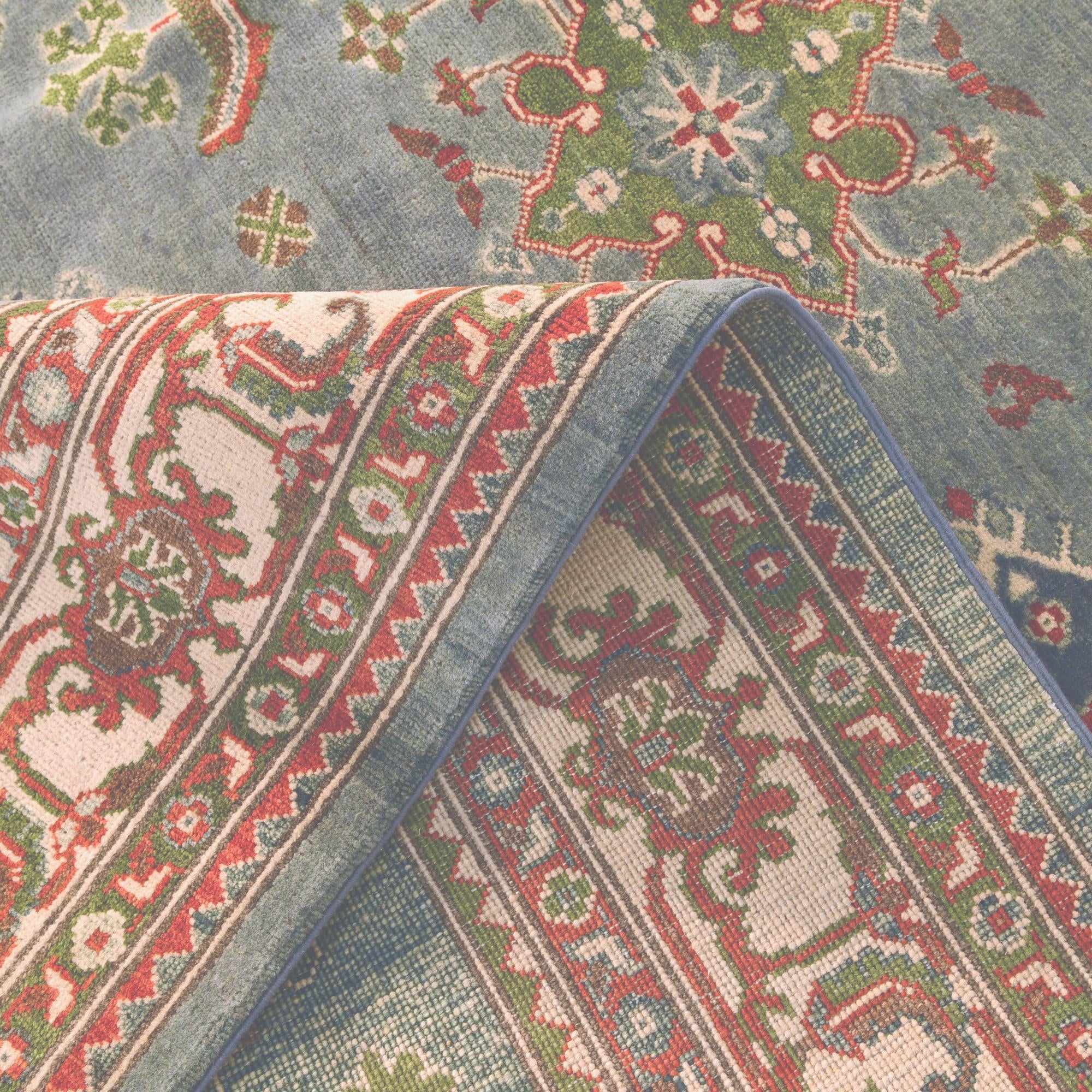 6' 7 x 9' 7 Hand Knotted Kazak Rug