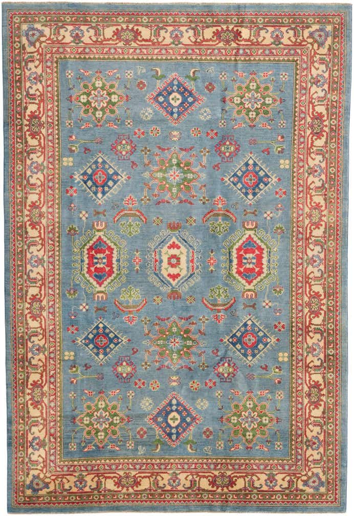 200cm x 290cm anudado a mano Kazak Alfombra
