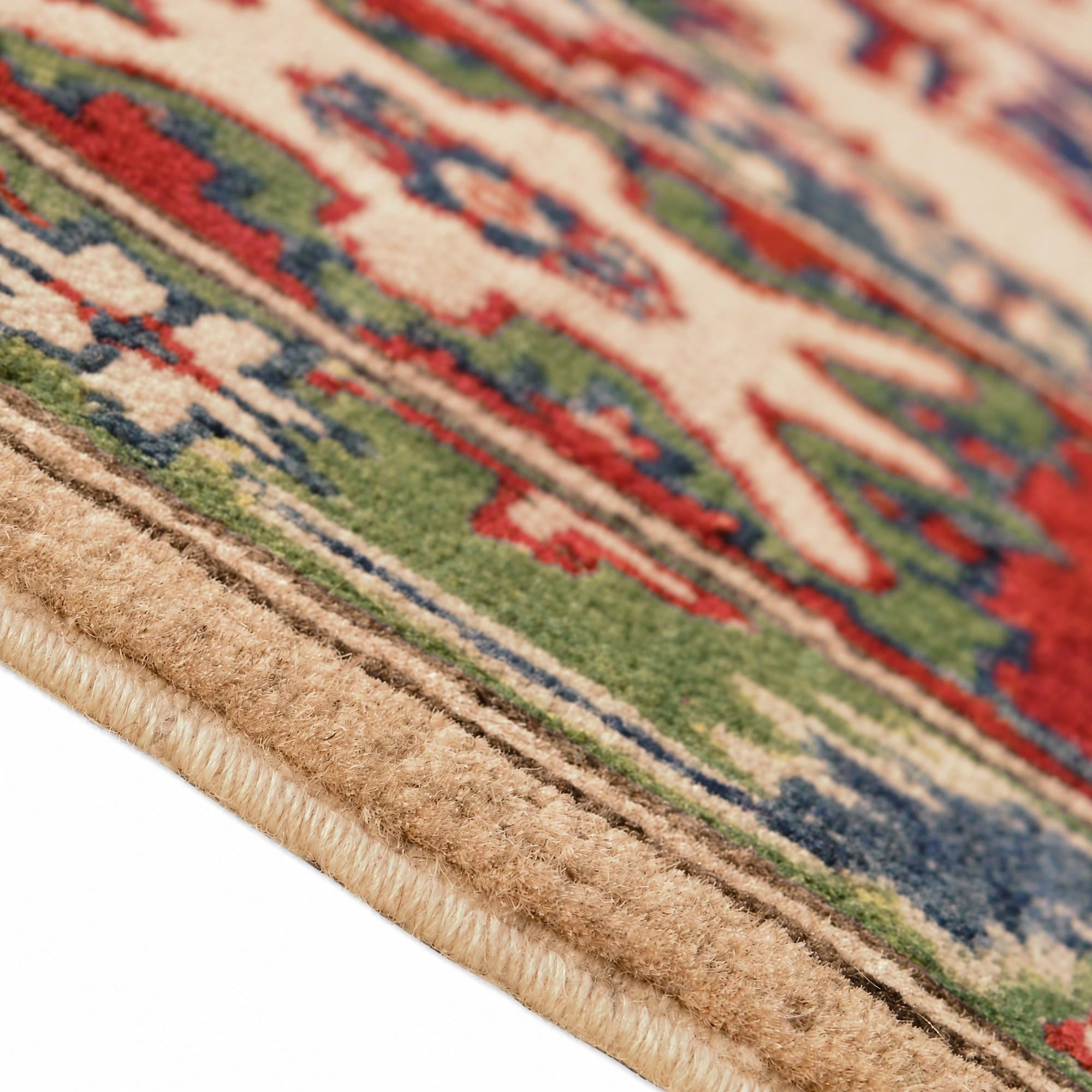185cm x 270cm Hand Knotted Kazak Rug