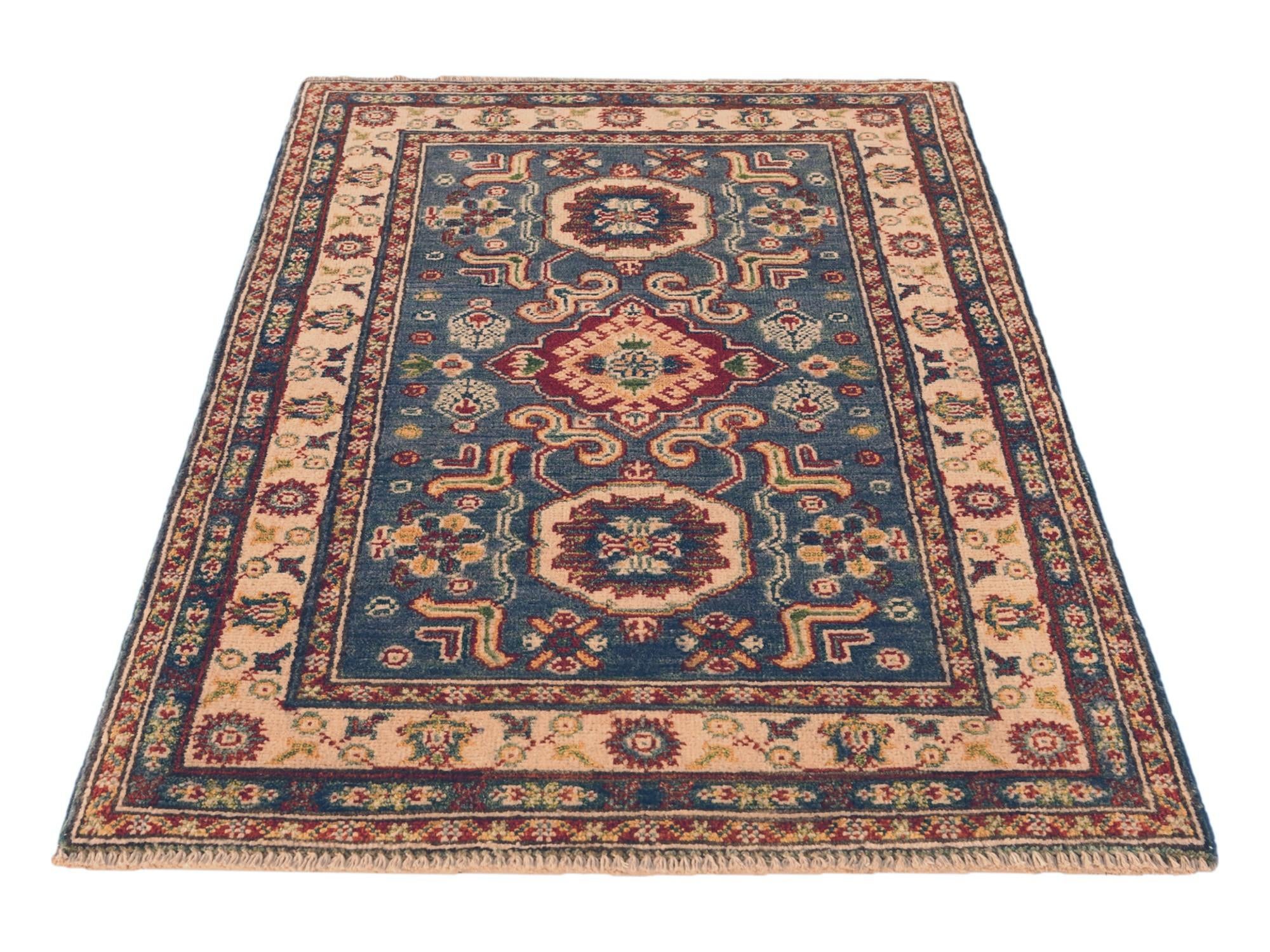 2' 7 x 4' 1 Hand Knotted Kazak Rug