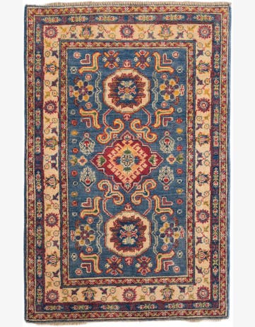 2' 7 x 4' 1 Hand Knotted Kazak Rug