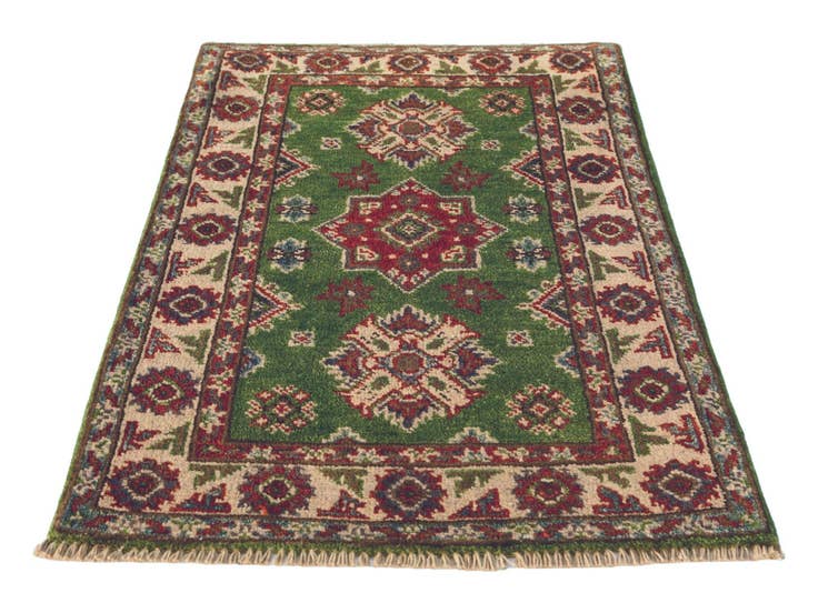 Detail image of 1' 10 x 2' 11 Hand Knotted Kazak Rug