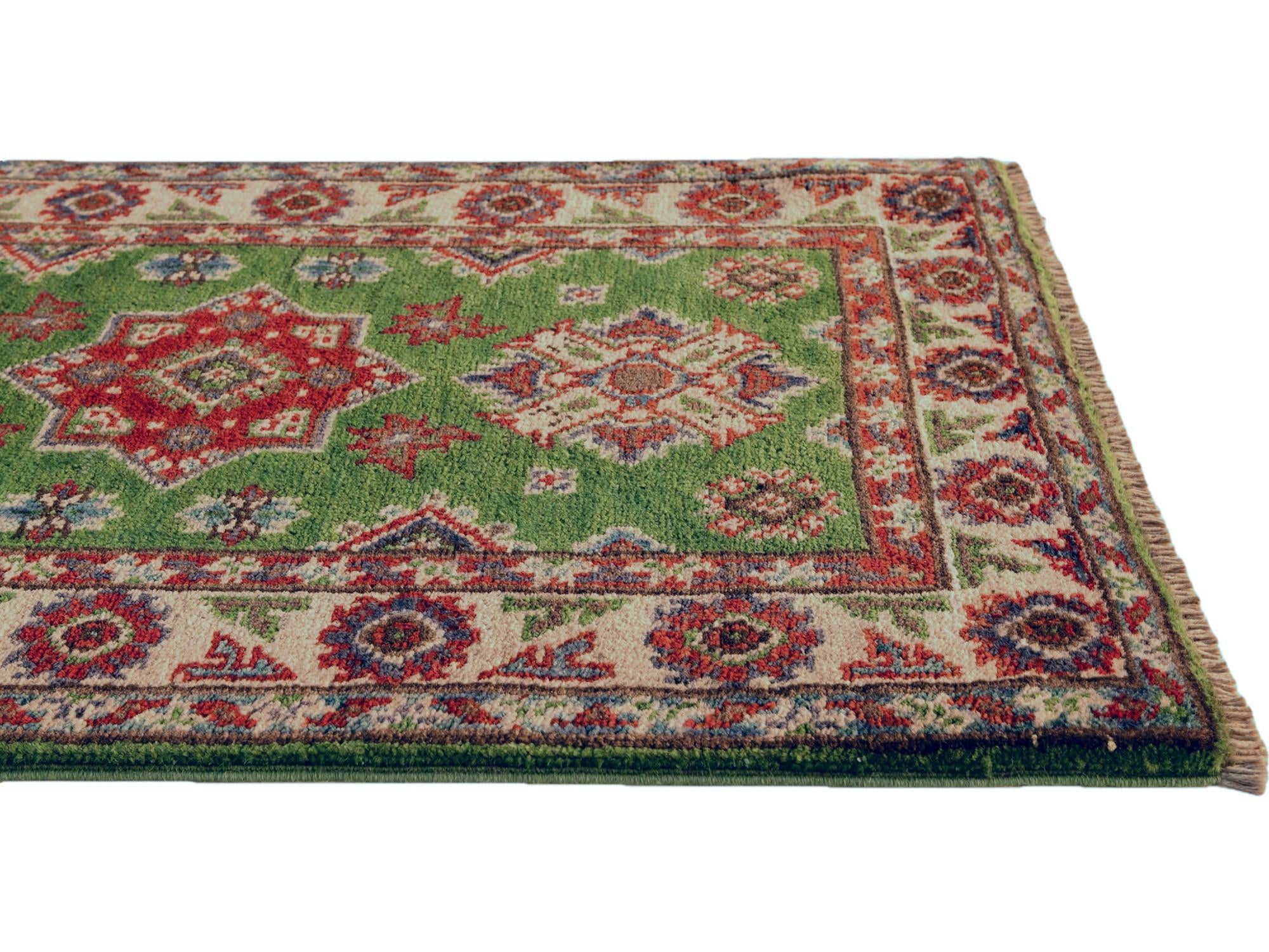 55cm x 90cm Hand Knotted Kazak Rug