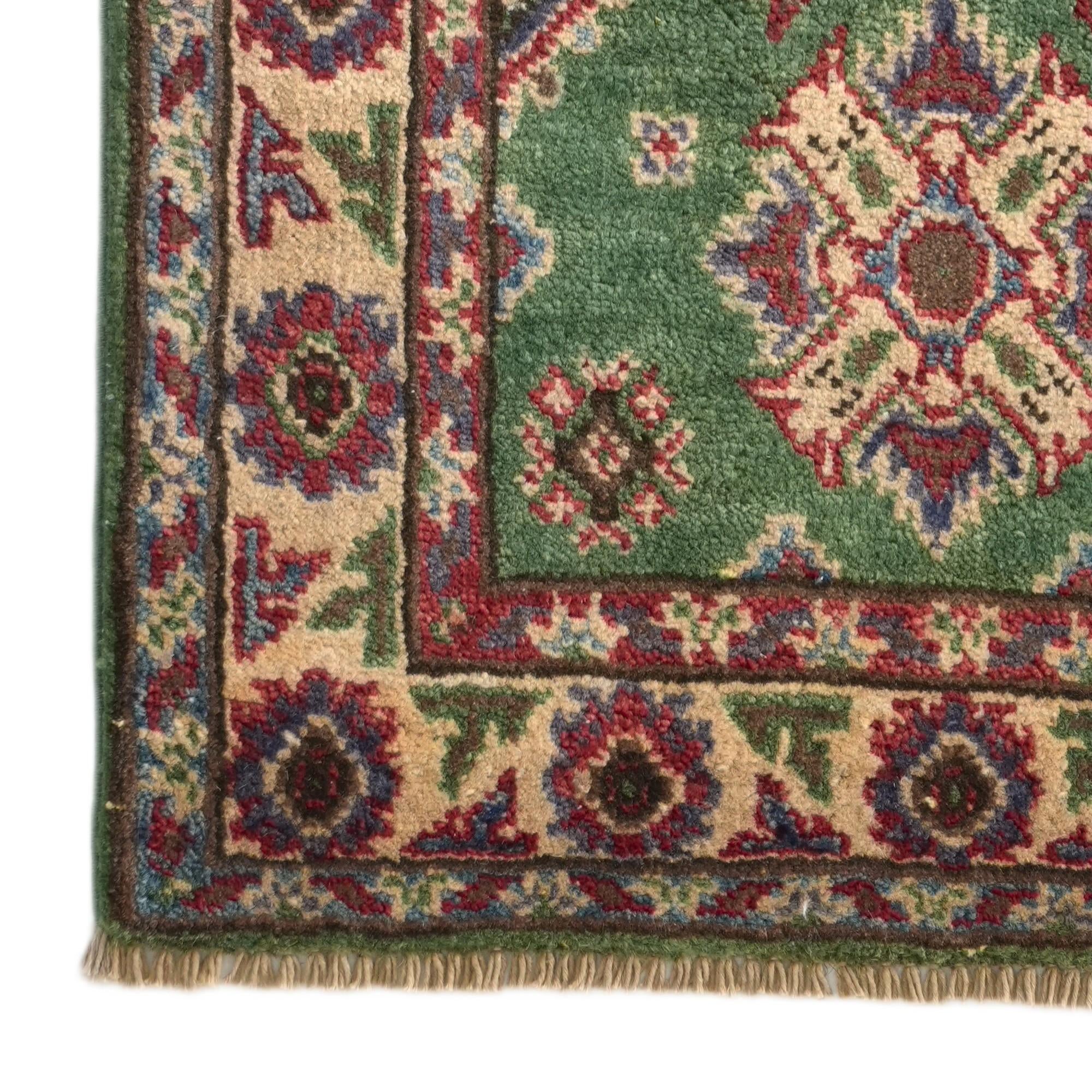 55cm x 90cm Hand Knotted Kazak Rug