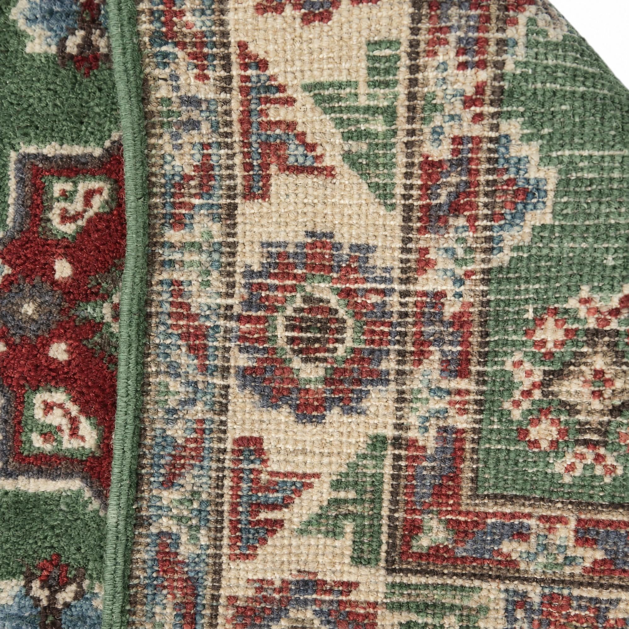 55cm x 90cm Hand Knotted Kazak Rug