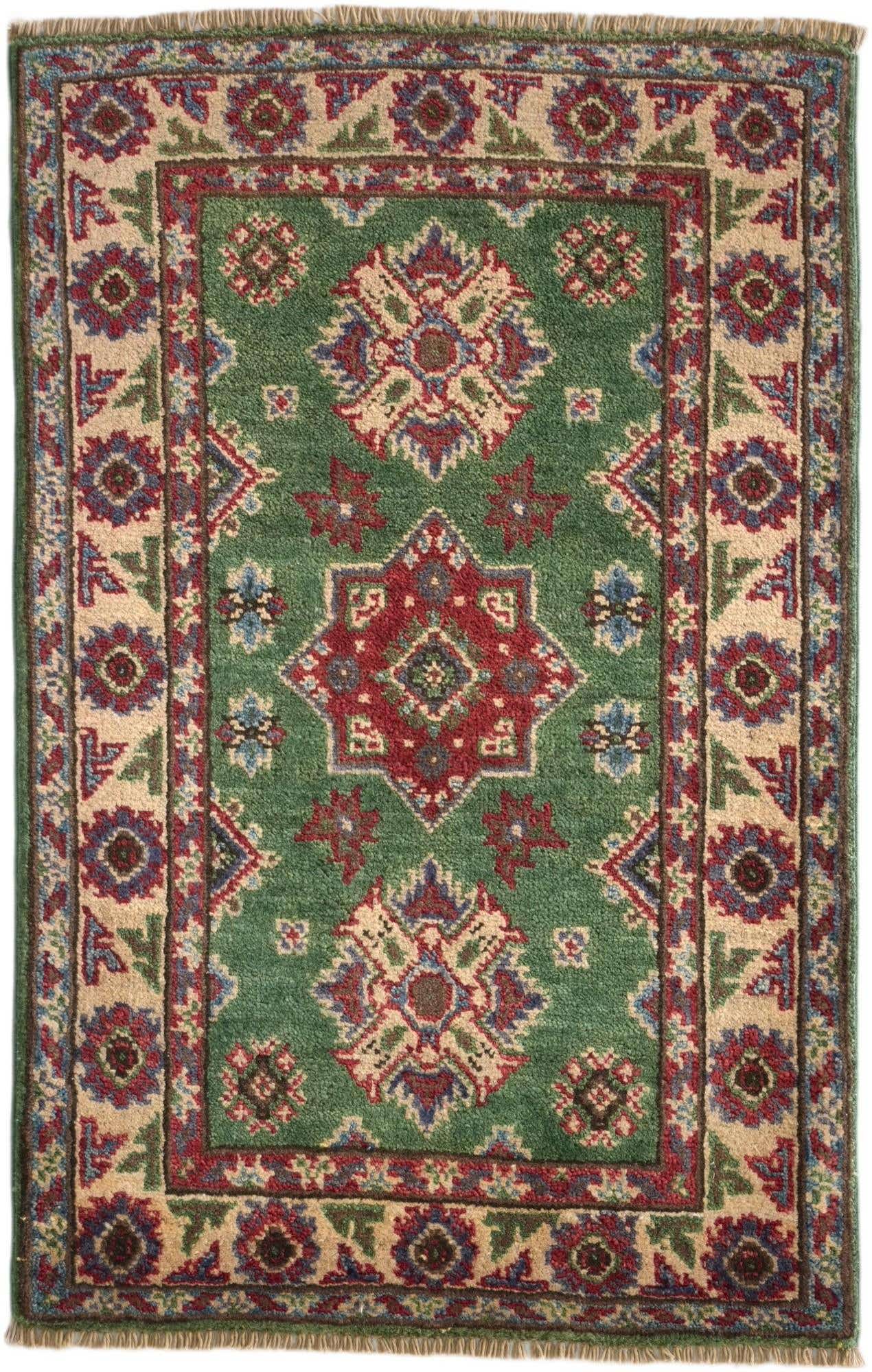 1' 10 x 2' 11 Hand Knotted Kazak Rug