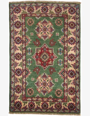 1' 10 x 2' 11 Hand Knotted Kazak Rug