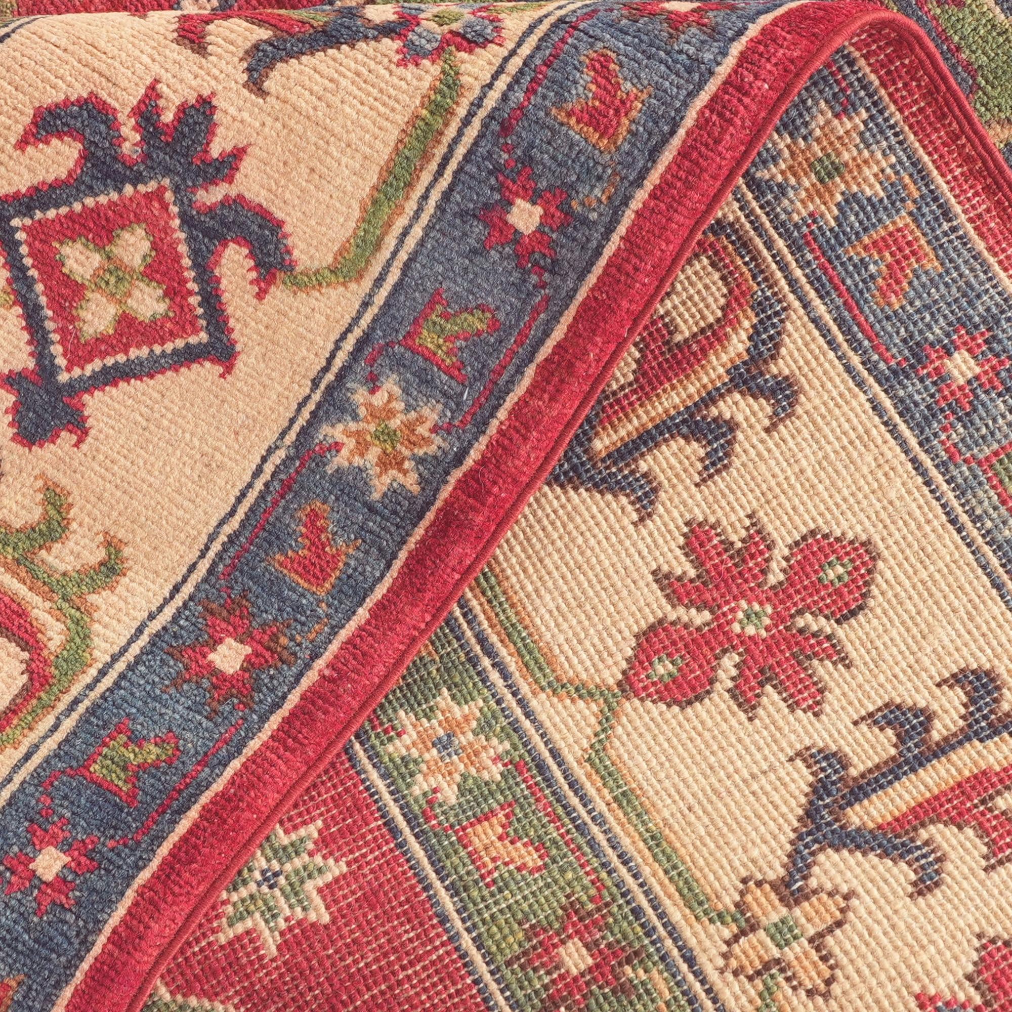 Detail image 8 of 10: 4' 11 x 7' 1 Hand Knotted Kazak Rug