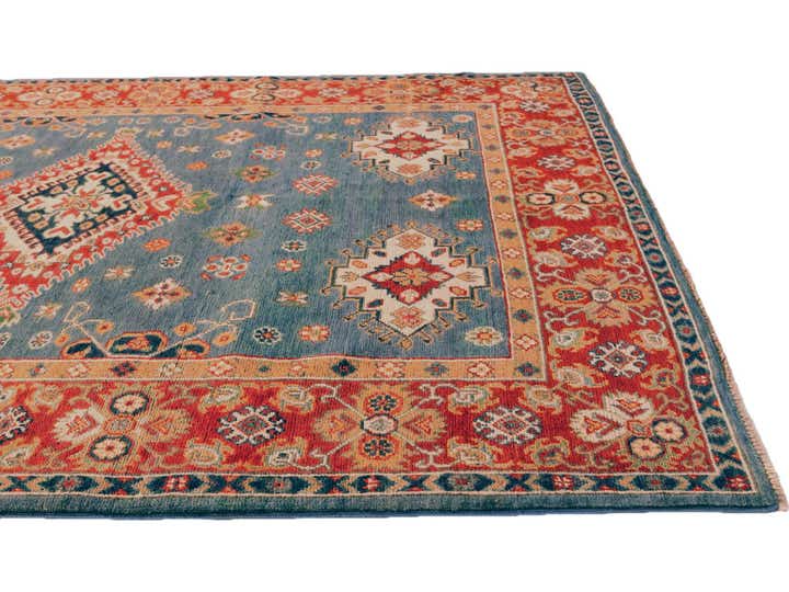 5' 1 x 6' 8 Hand Knotted Kazak Rug