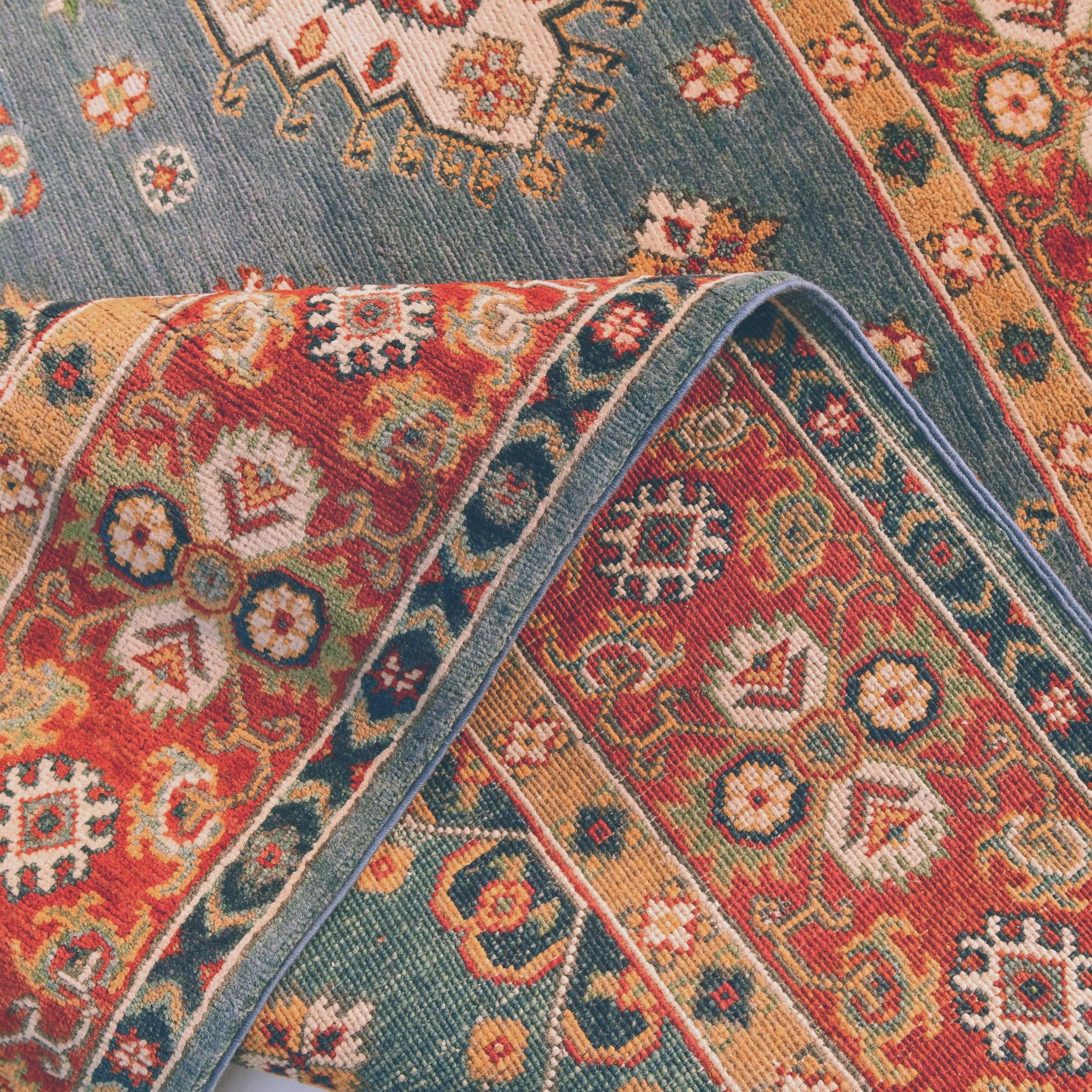 5' 1 x 6' 8 Hand Knotted Kazak Rug