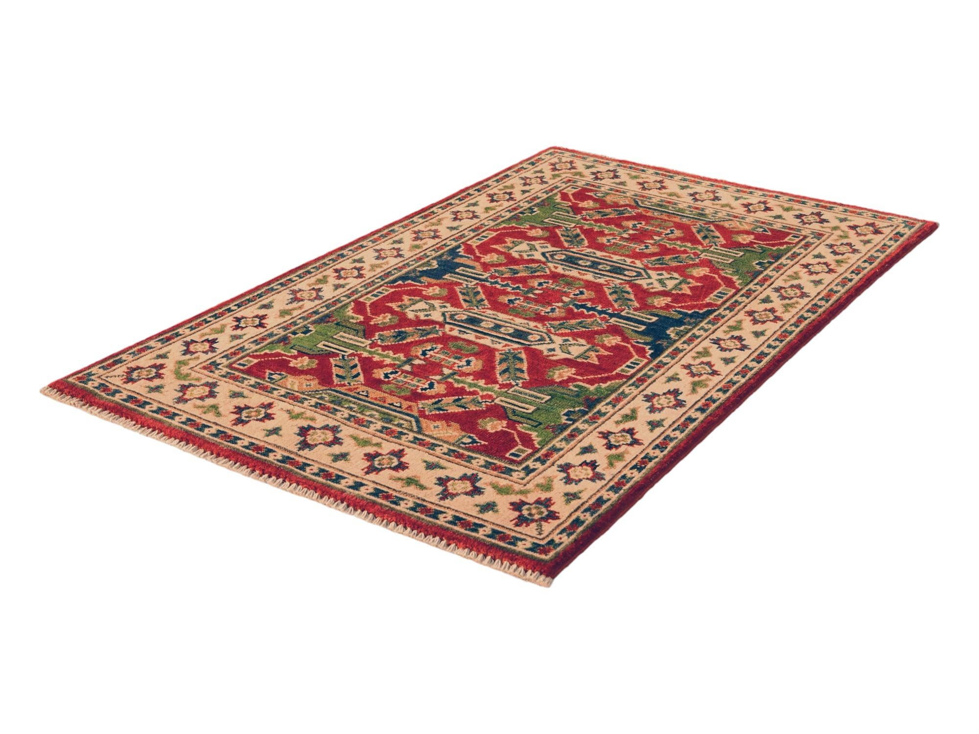 2' 7 x 4' 2 Hand Knotted Kazak Rug