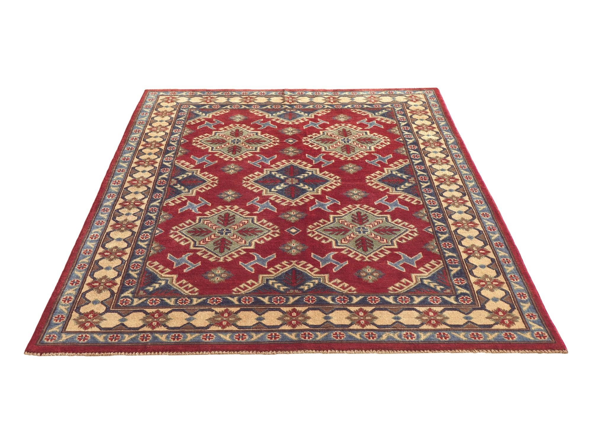 150cm x 200cm Hand Knotted Kazak Rug