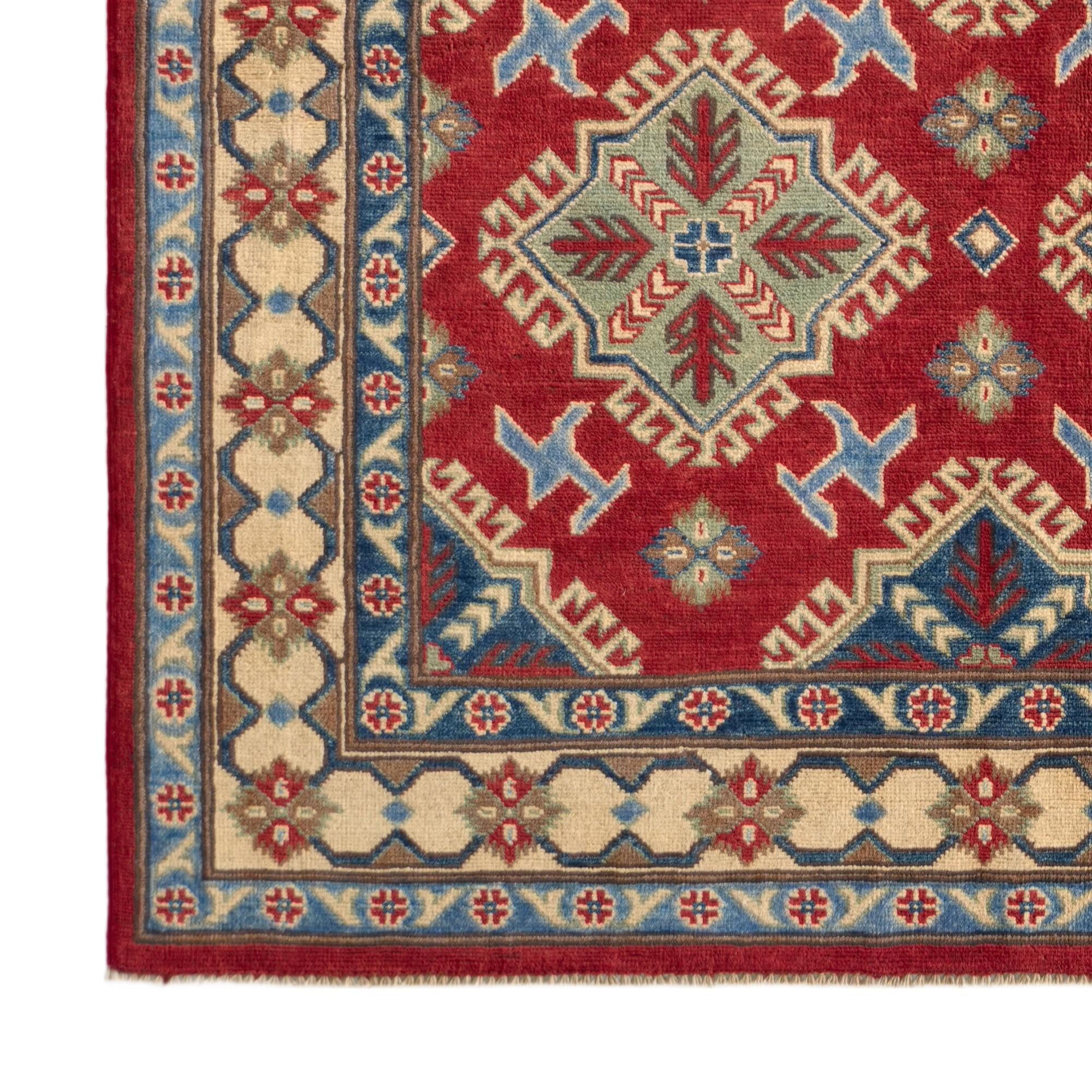 150cm x 200cm Hand Knotted Kazak Rug