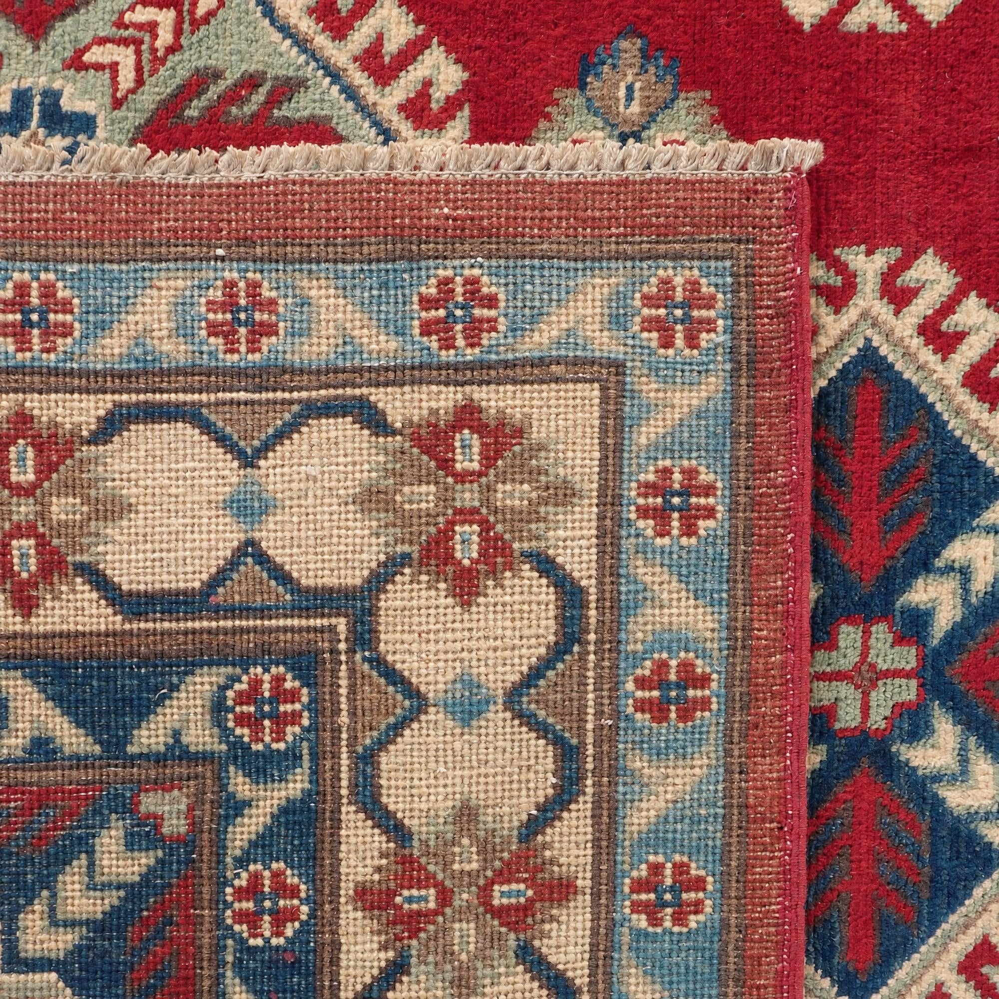 150cm x 200cm Hand Knotted Kazak Rug