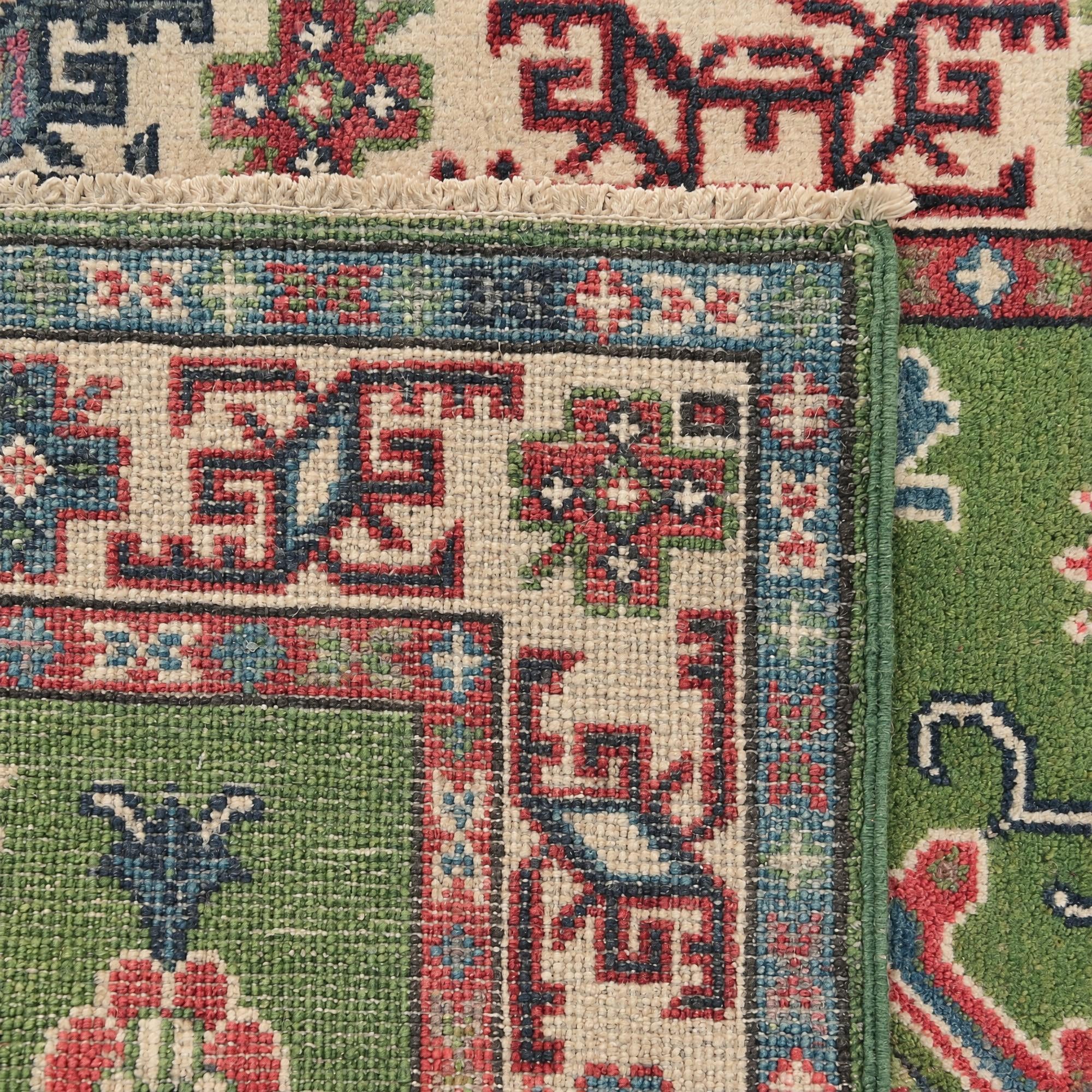 2' 8 x 4' 1 Hand Knotted Kazak Rug