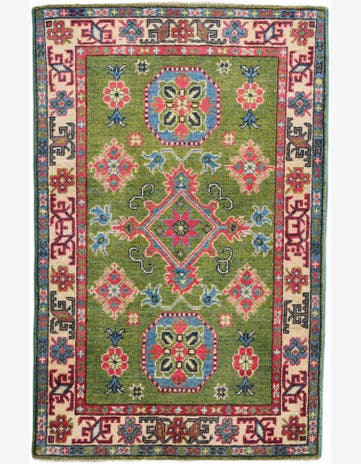2' 8 x 4' 1 Hand Knotted Kazak Rug