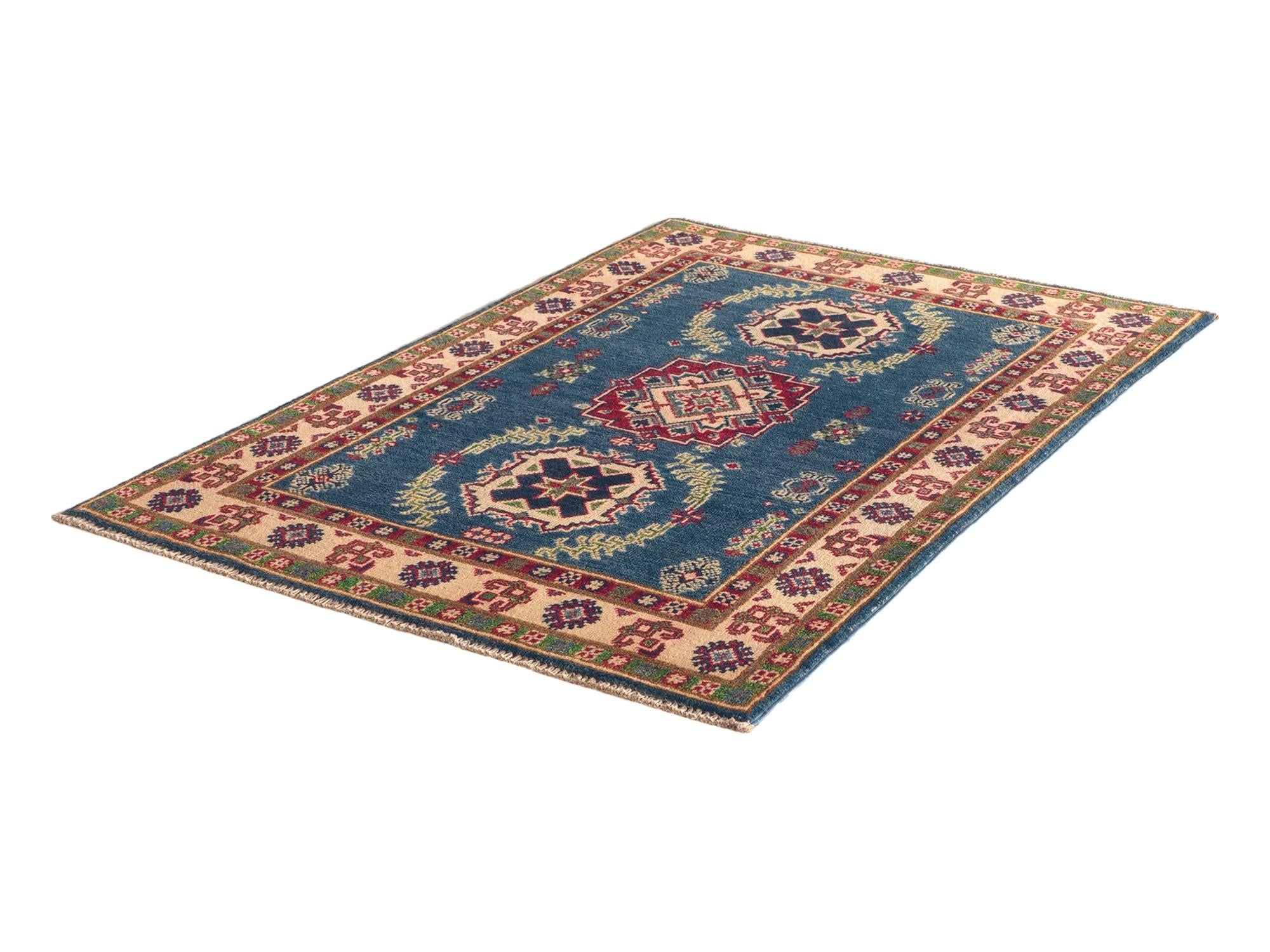 90cm x 125cm Hand Knotted Kazak Rug