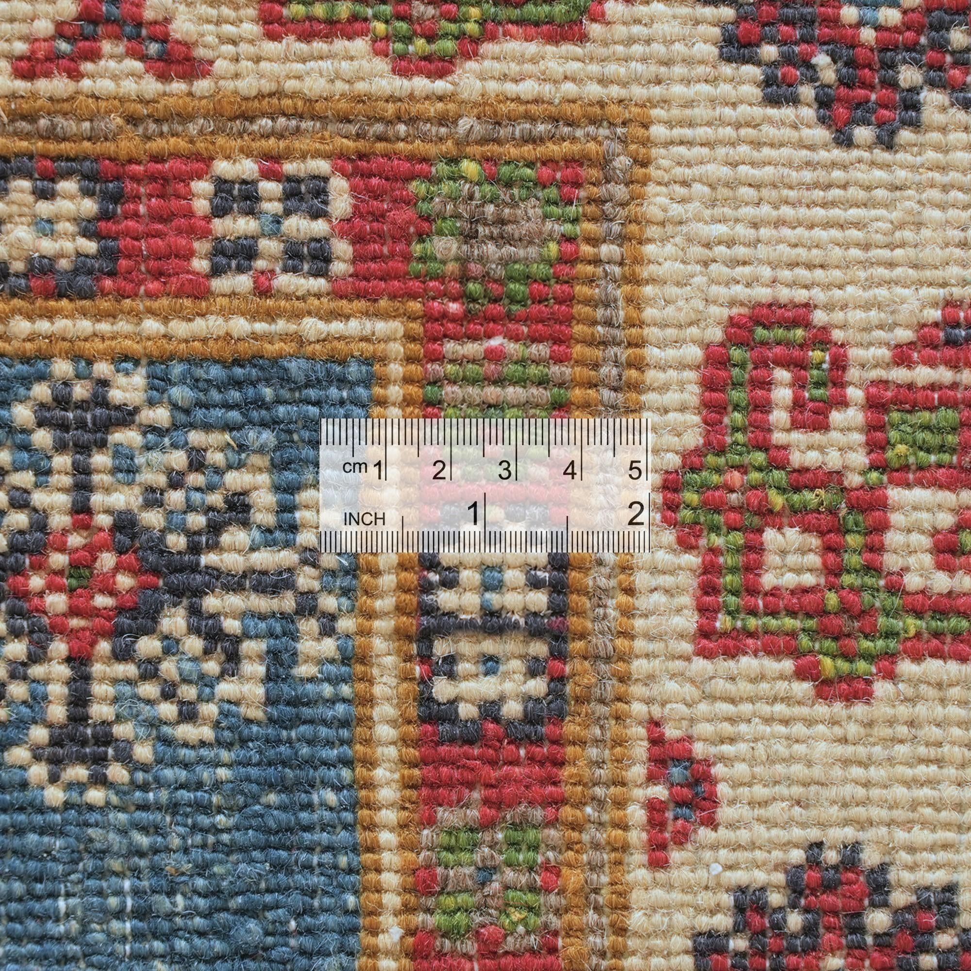 90cm x 125cm Hand Knotted Kazak Rug