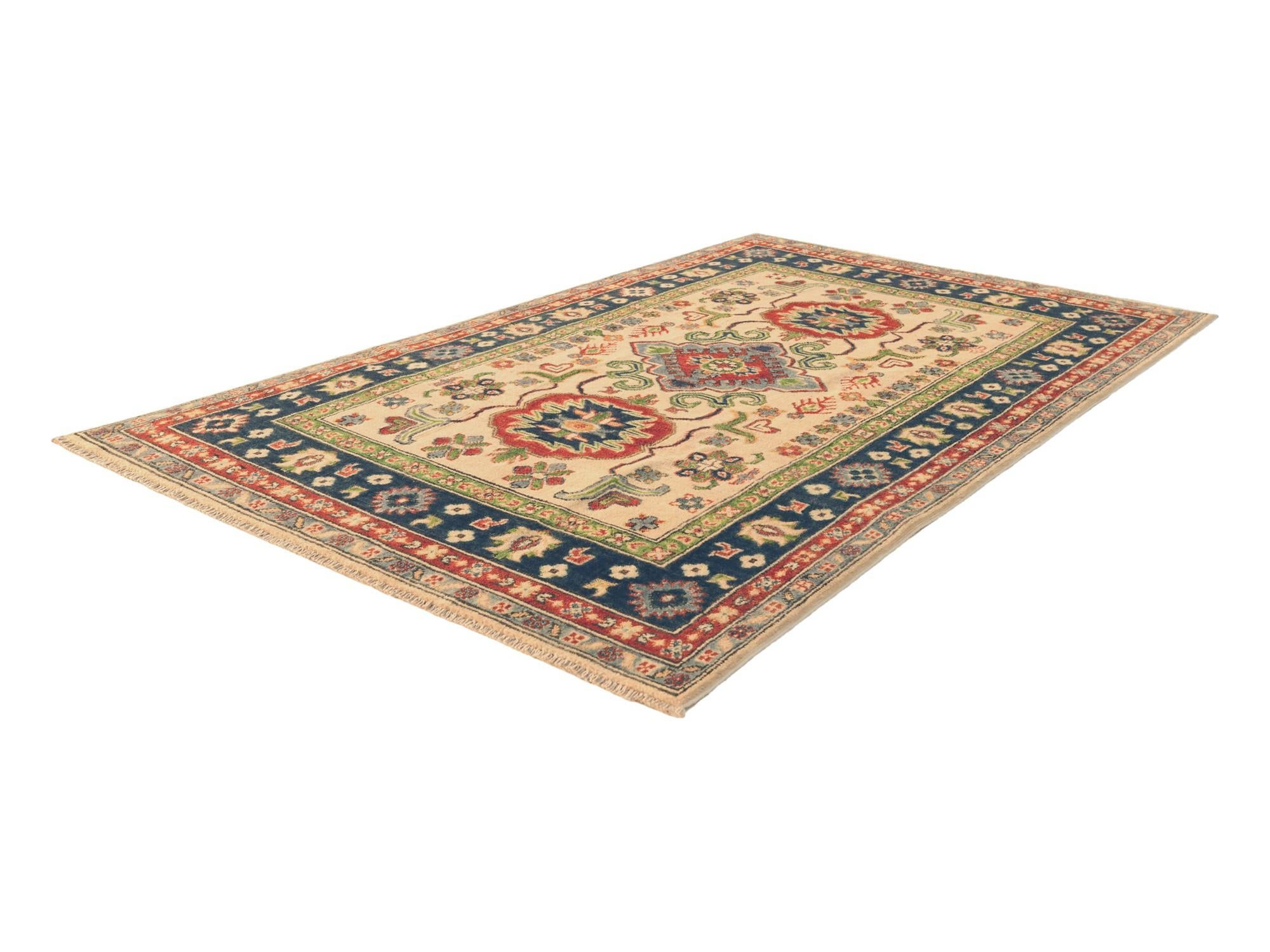 3' 11 x 6' 2 Hand Knotted Kazak Rug
