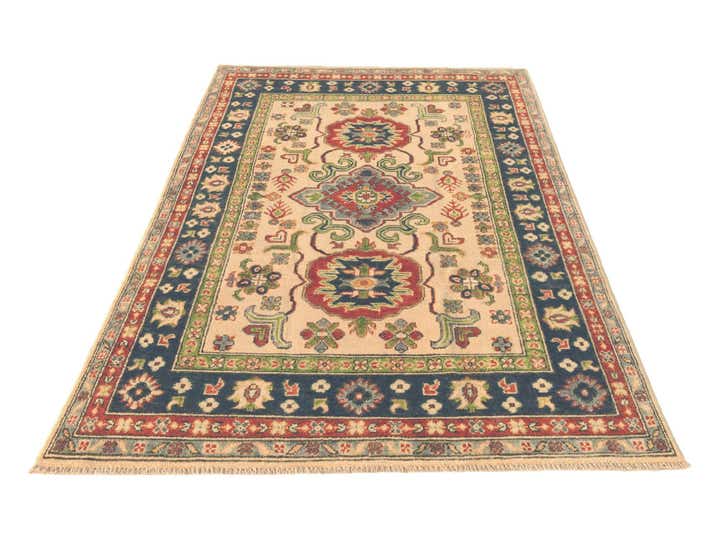 3' 11 x 6' 2 Hand Knotted Kazak Rug