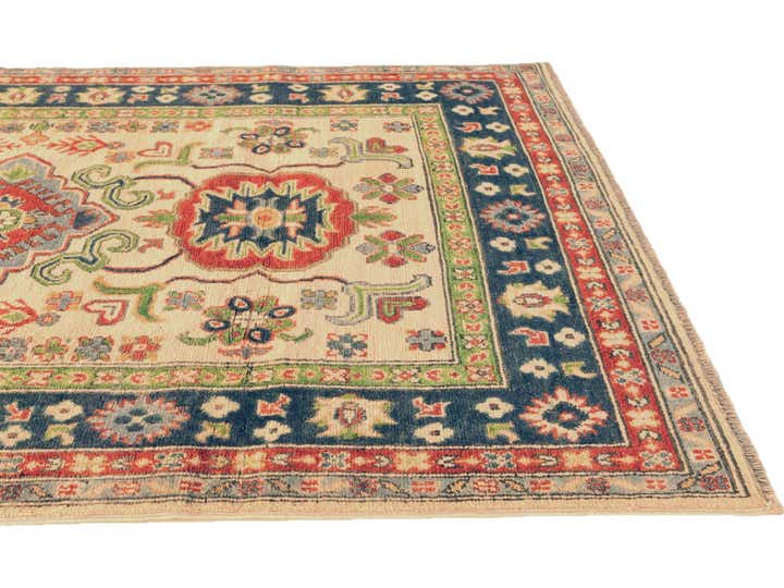3' 11 x 6' 2 Hand Knotted Kazak Rug