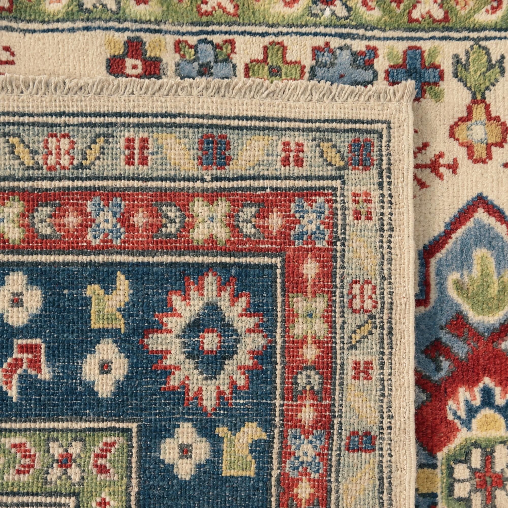 120cm x 190cm Handgeknüpft Kazak Teppich