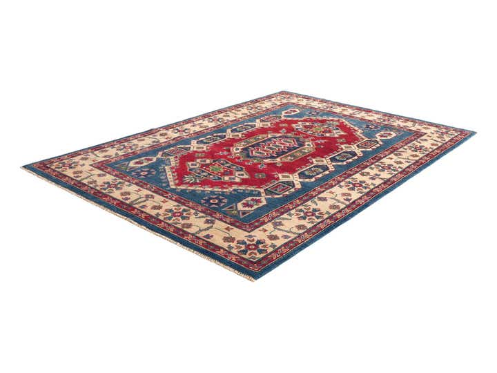5' x 7' 5 Hand Knotted Kazak Rug