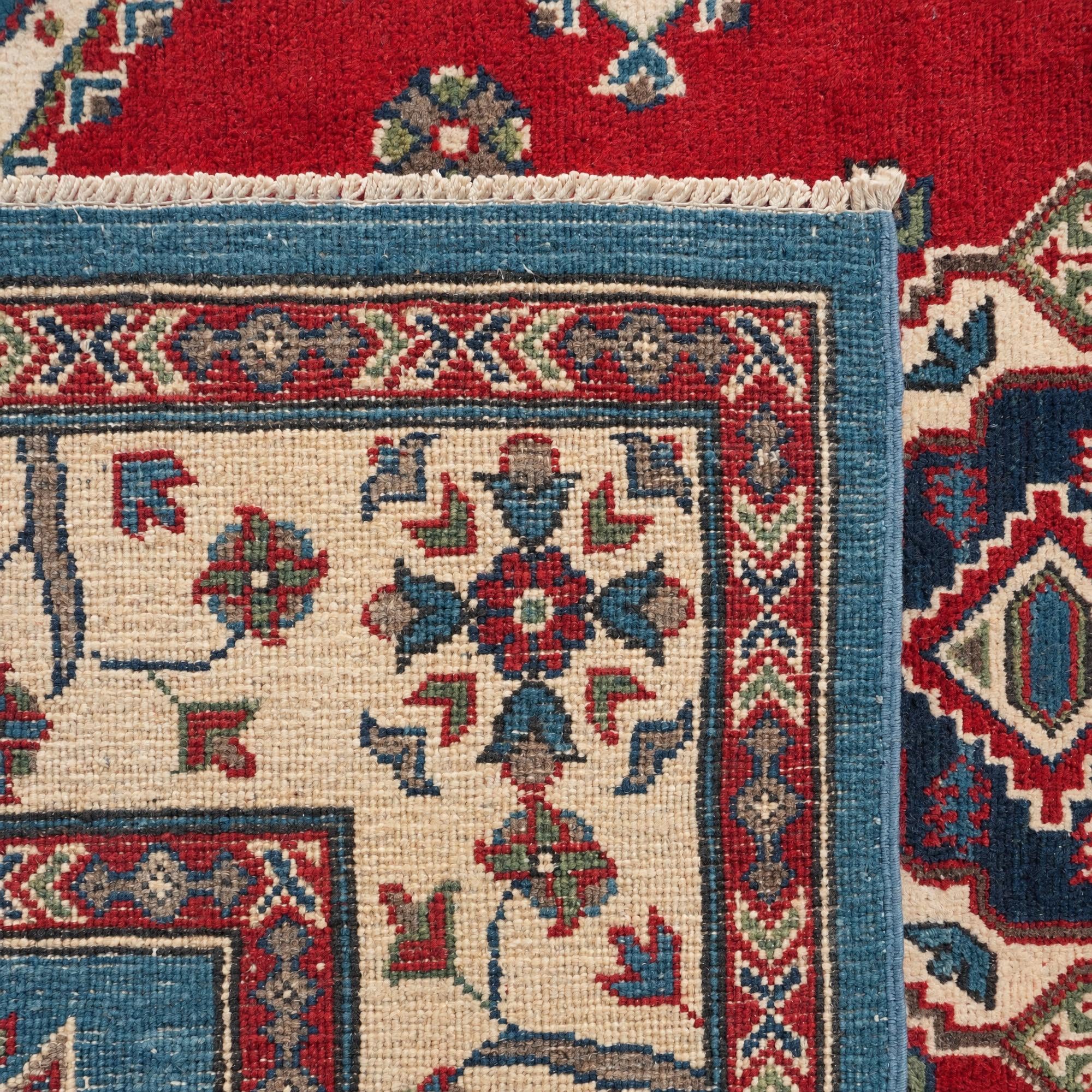 150cm x 225cm Handgeknüpft Kazak Teppich