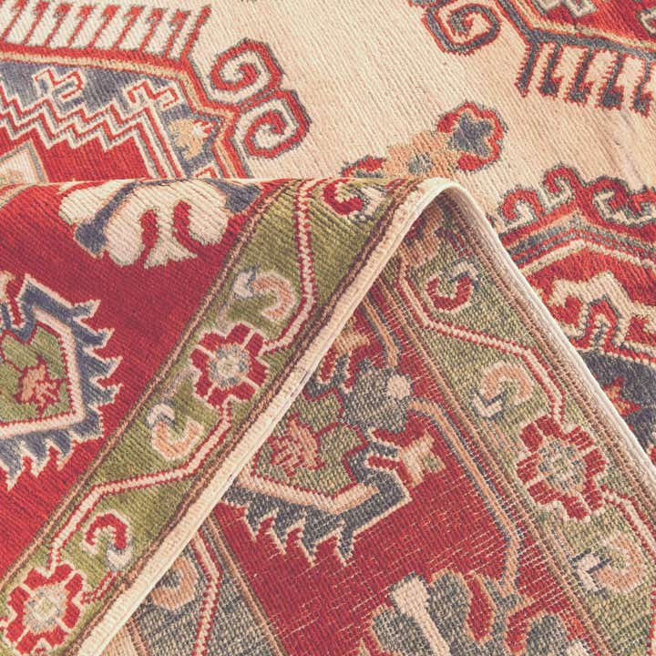 6' 8 x 10' 3 Hand Knotted Kazak Rug
