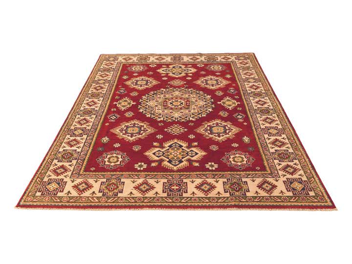 6' 2 x 8' 10 Hand Knotted Kazak Rug