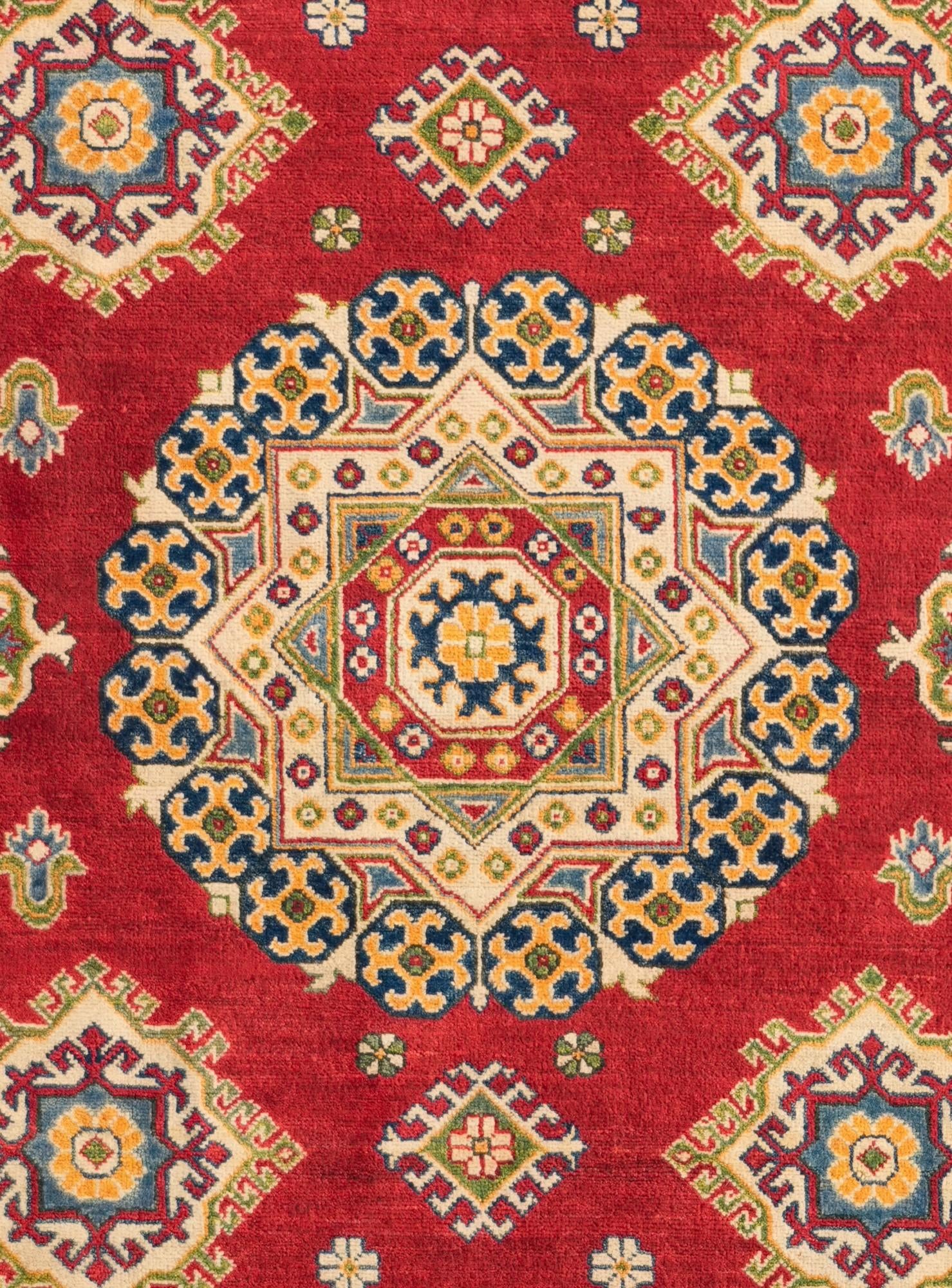 6' 2 x 8' 10 Hand Knotted Kazak Rug