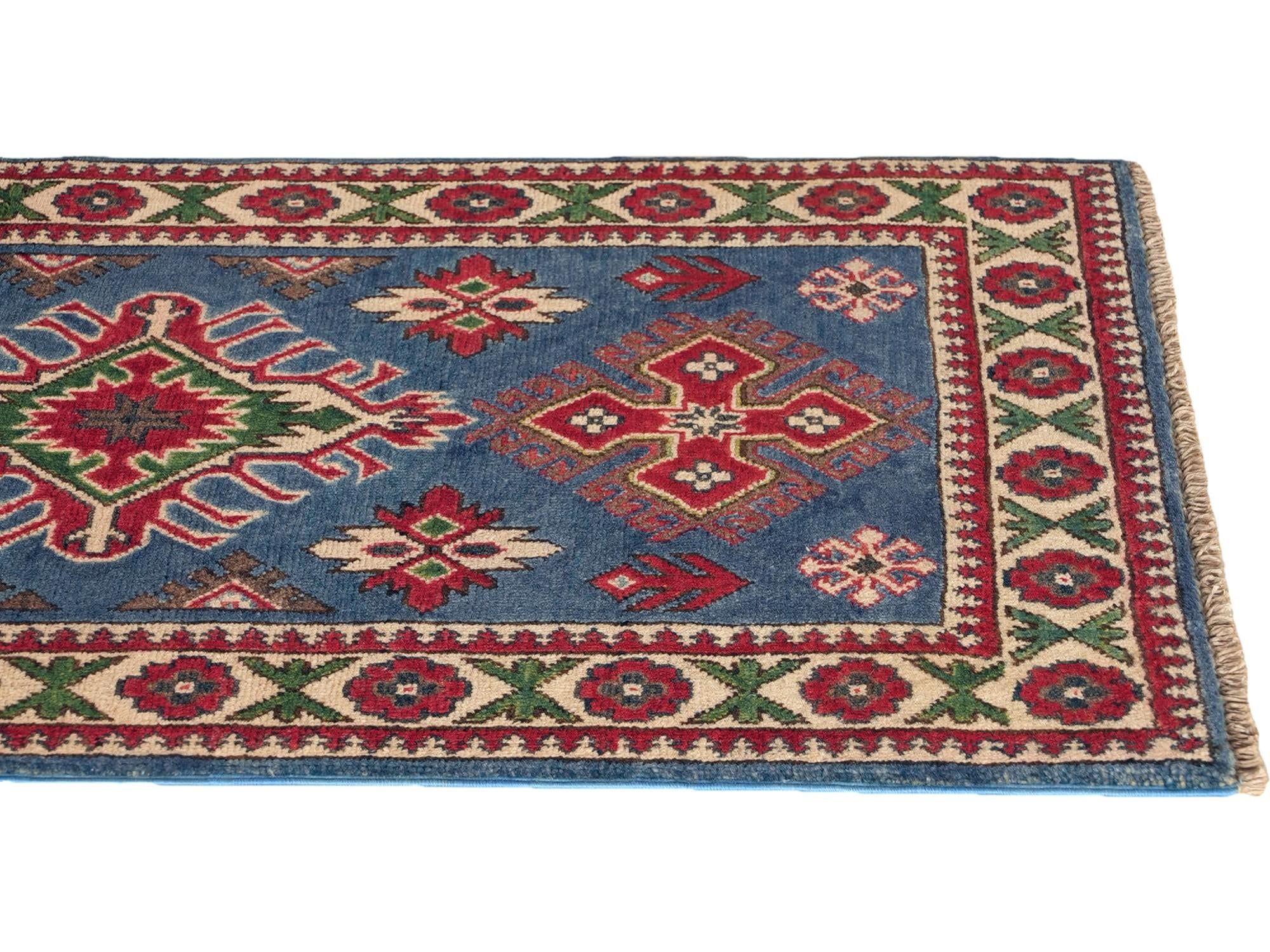 80cm x 130cm Hand Knotted Kazak Rug