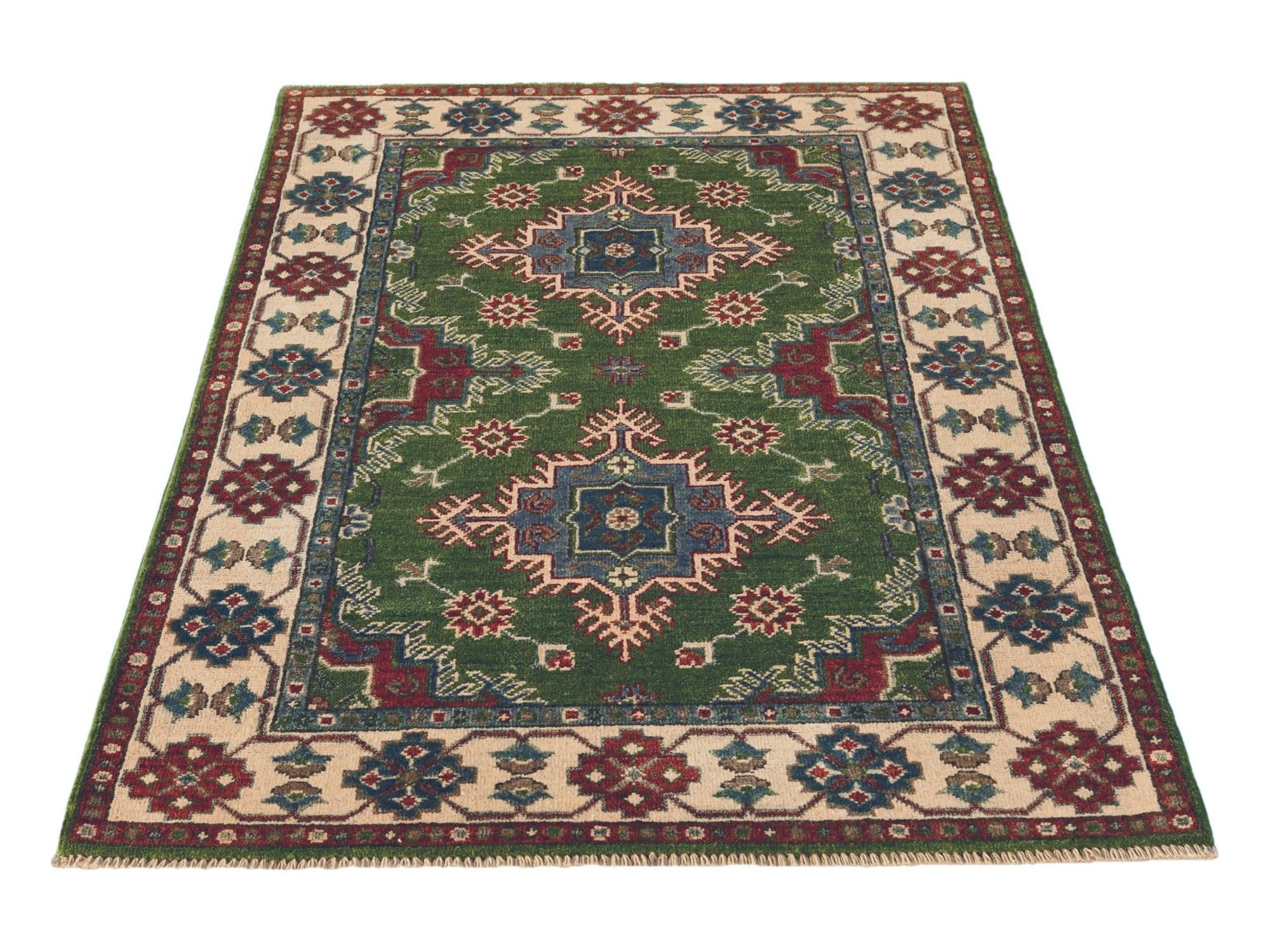 3' 5 x 5' 1 Hand Knotted Kazak Rug