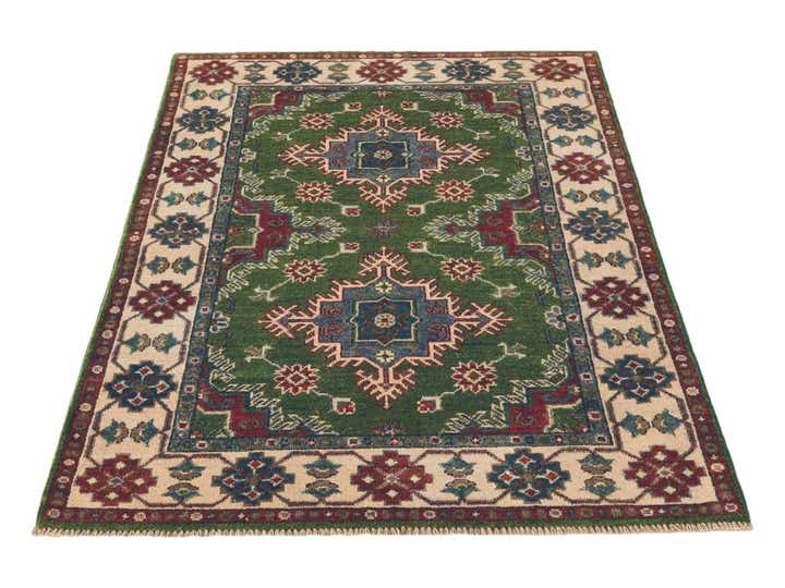 3' 5 x 5' 1 Hand Knotted Kazak Rug