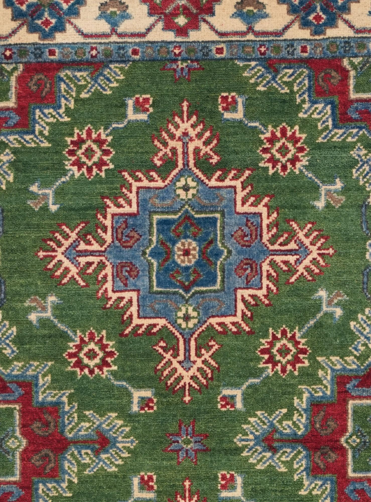 3' 5 x 5' 1 Hand Knotted Kazak Rug