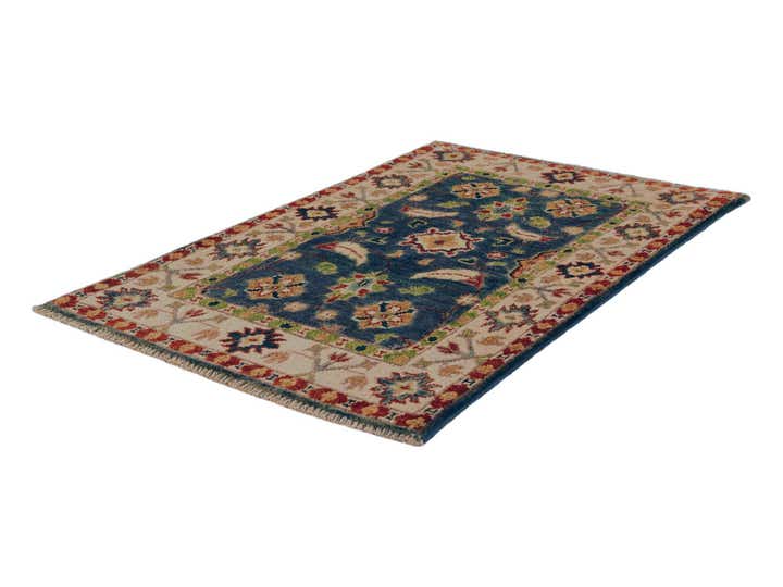 1' 11 x 3' 1 Hand Knotted Kazak Rug