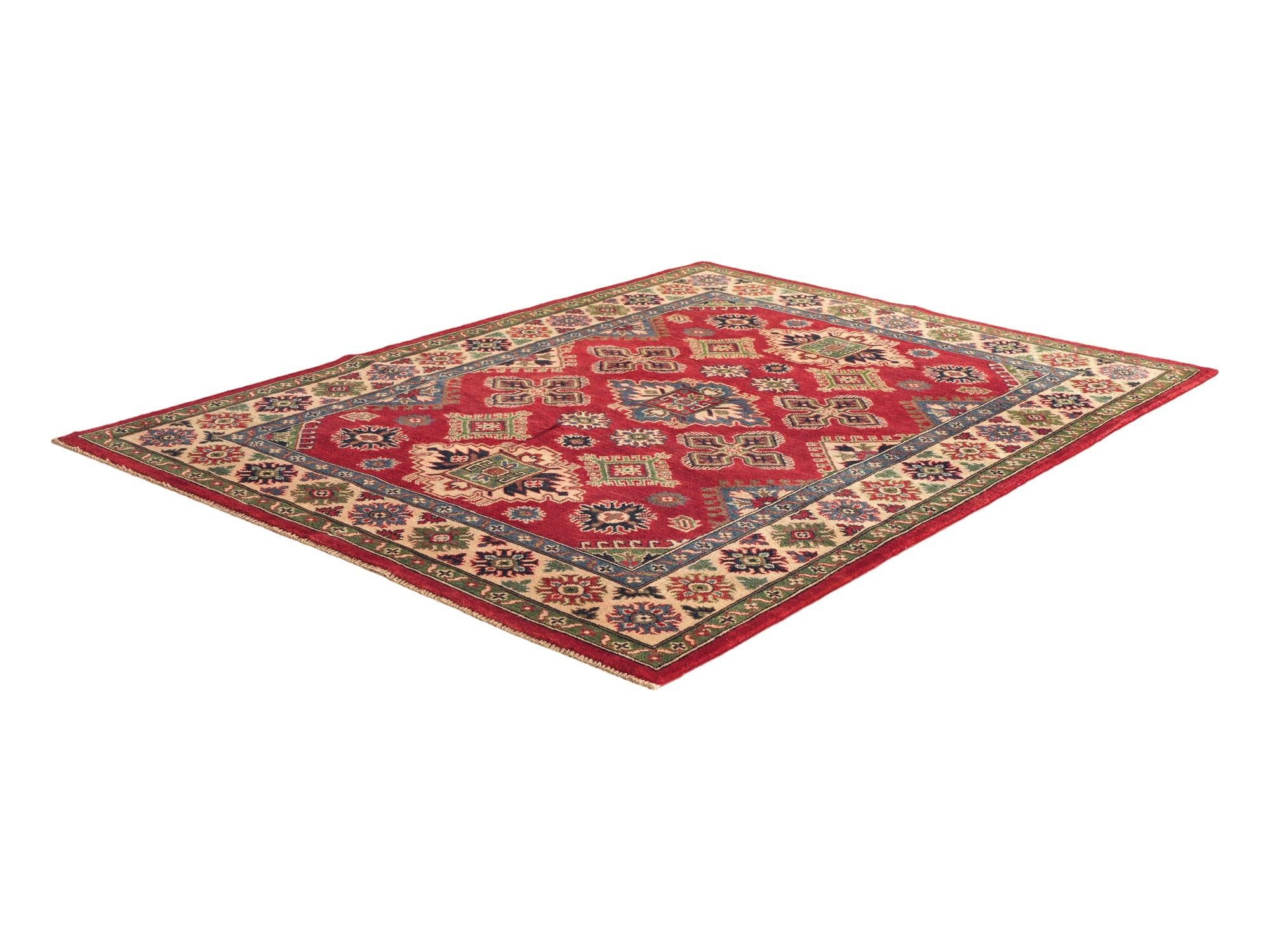 Detail image 4 of 10: 5' 2 x 6' 11 Hand Knotted Kazak Rug