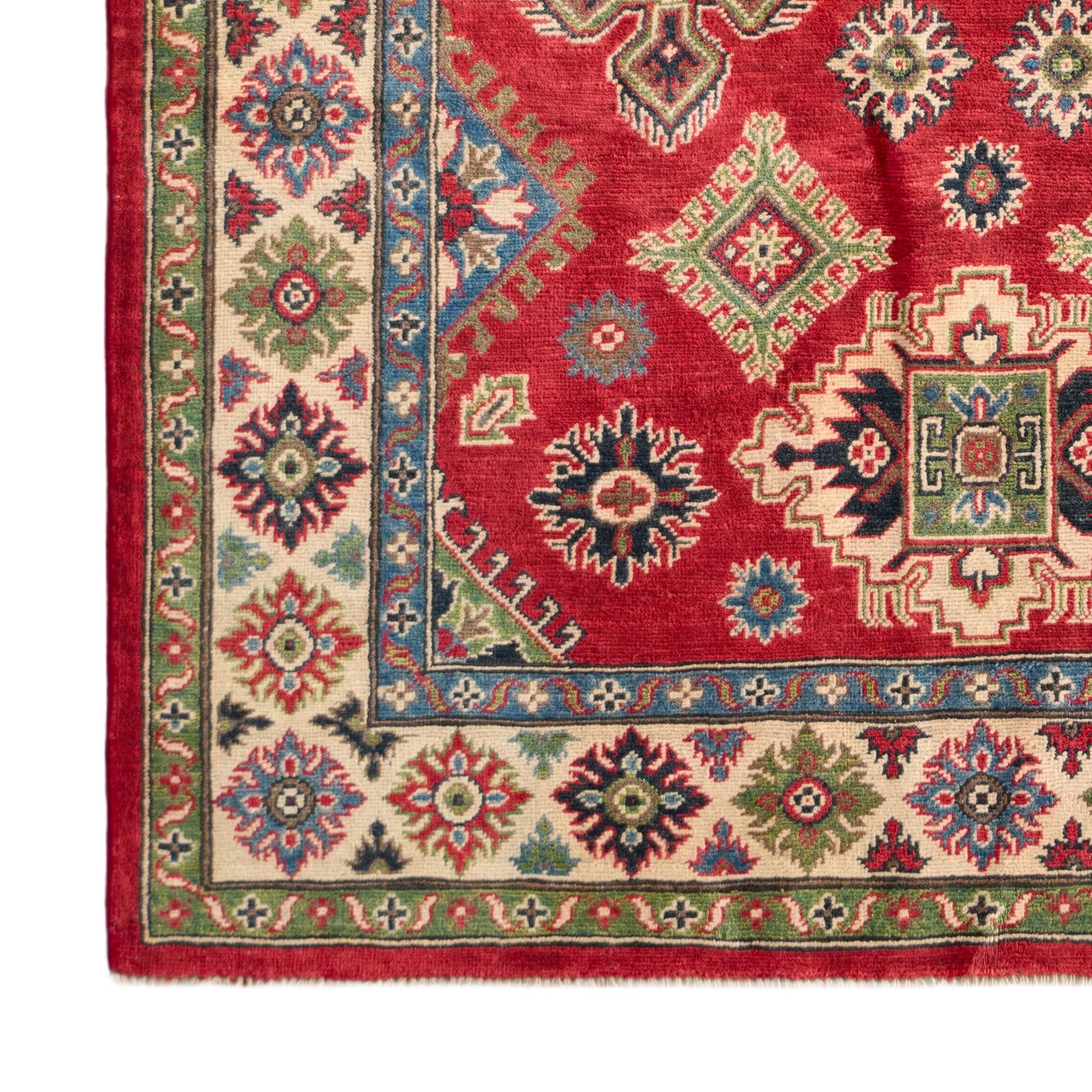 Detail image 7 of 10: 5' 2 x 6' 11 Hand Knotted Kazak Rug