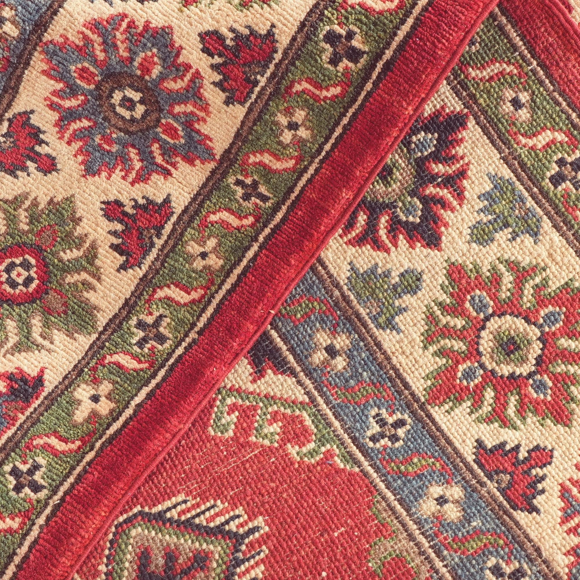 Detail image 8 of 10: 5' 2 x 6' 11 Hand Knotted Kazak Rug