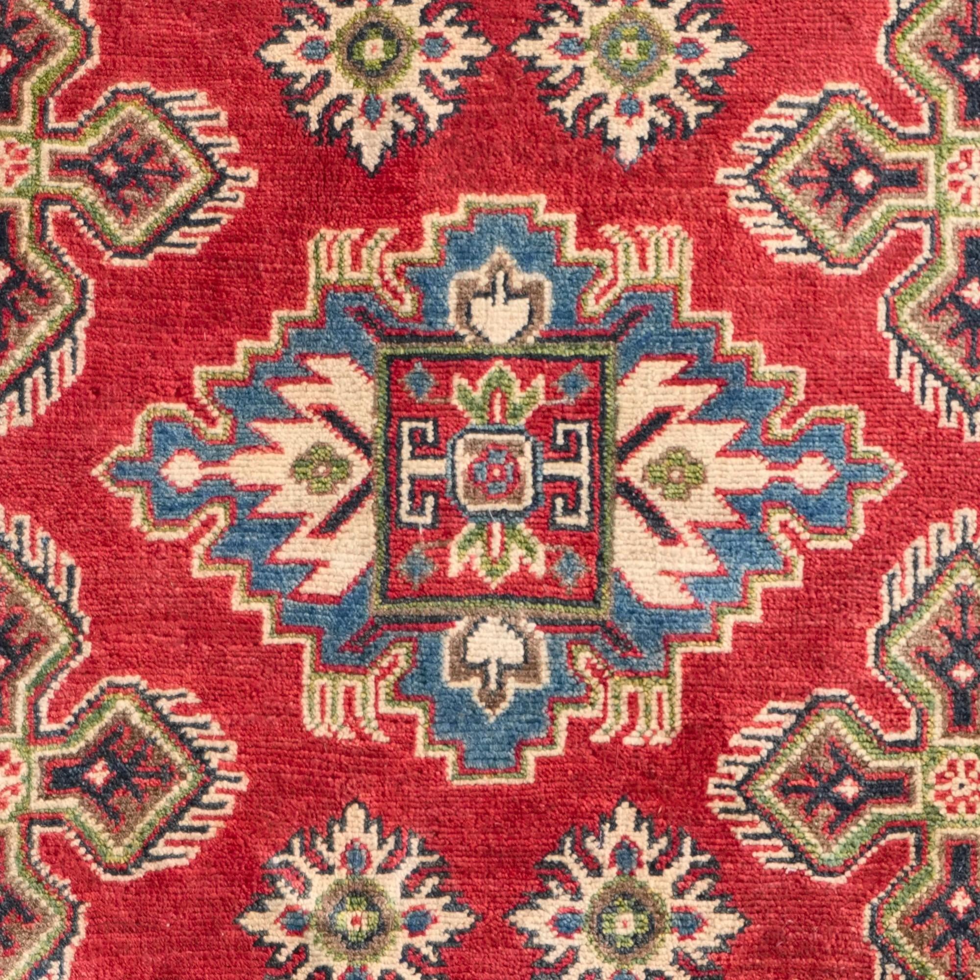 Detail image 10 of 10: 5' 2 x 6' 11 Hand Knotted Kazak Rug
