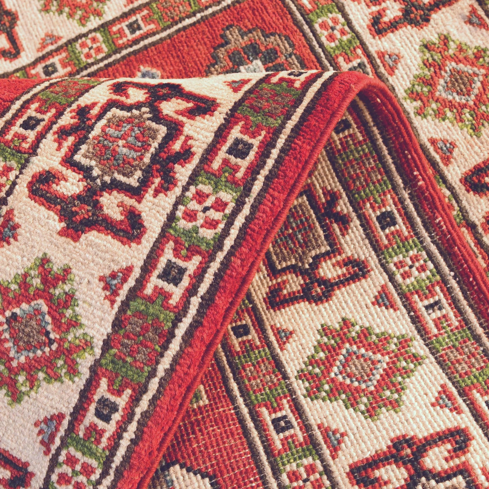 2' 7 x 4' Hand Knotted Kazak Rug