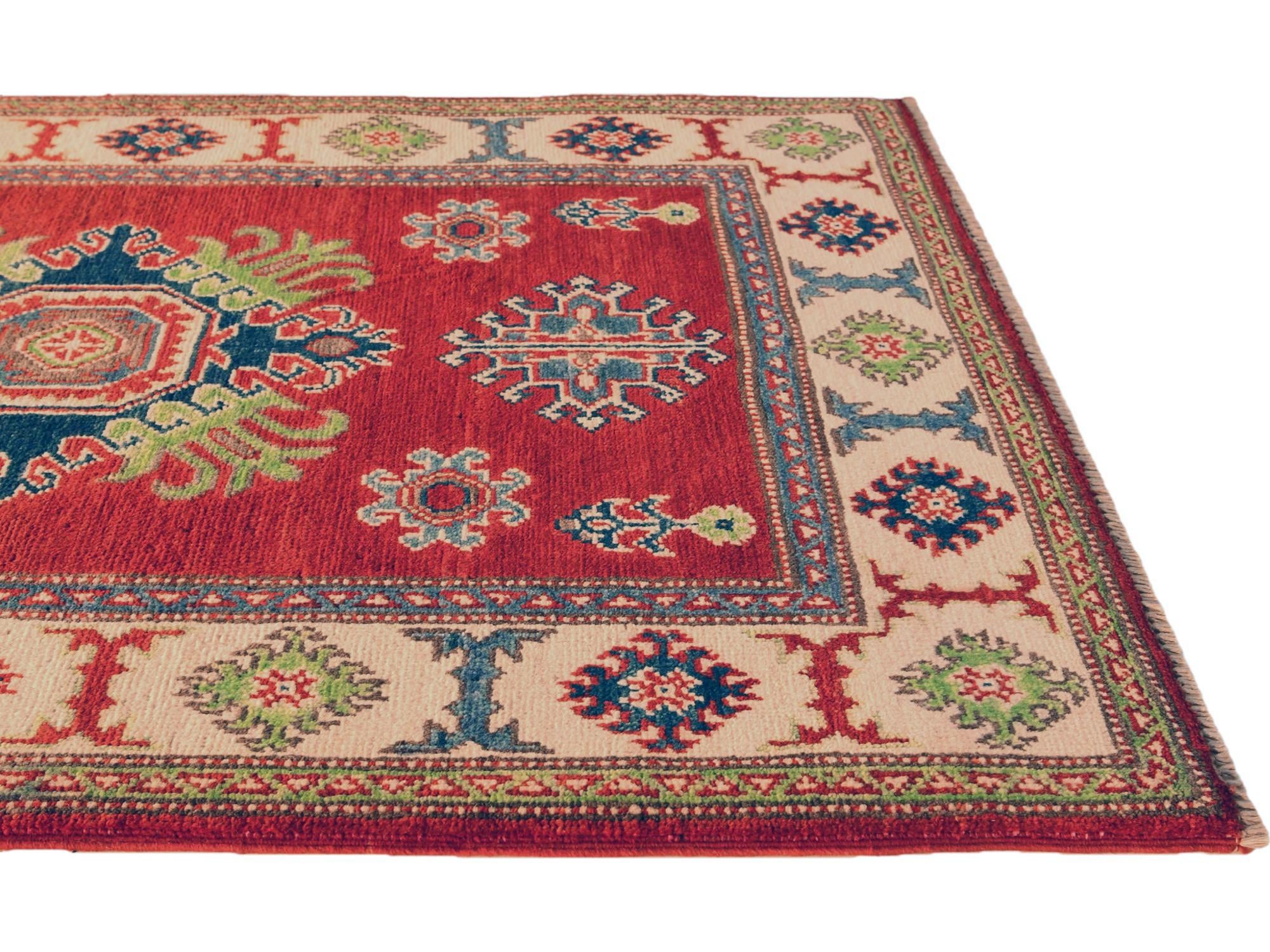 2' 9 x 4' 2 Hand Knotted Kazak Rug