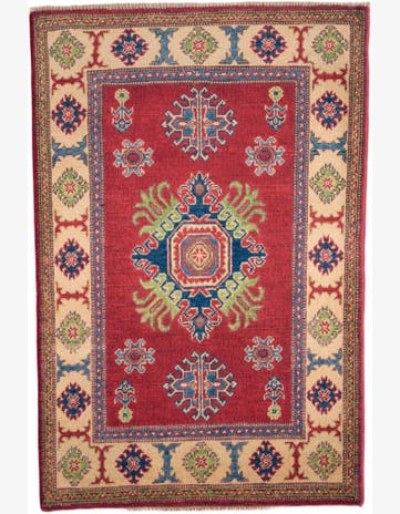 2' 9 x 4' 2 Hand Knotted Kazak Rug